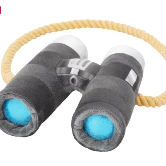 Frisco Dog Nwt Frisco Camping Binoculars Plush With Rope Squeaky